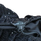 River Island Women's Black Sequin Bubble Skirt Size 16