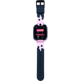 PTHTECHUS Kids Pink & Black Smart Watch Waterproof Touch Screen