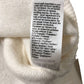 River Island Women’s Cream Sweater Size M Sequinned White Wool Blend Jumper