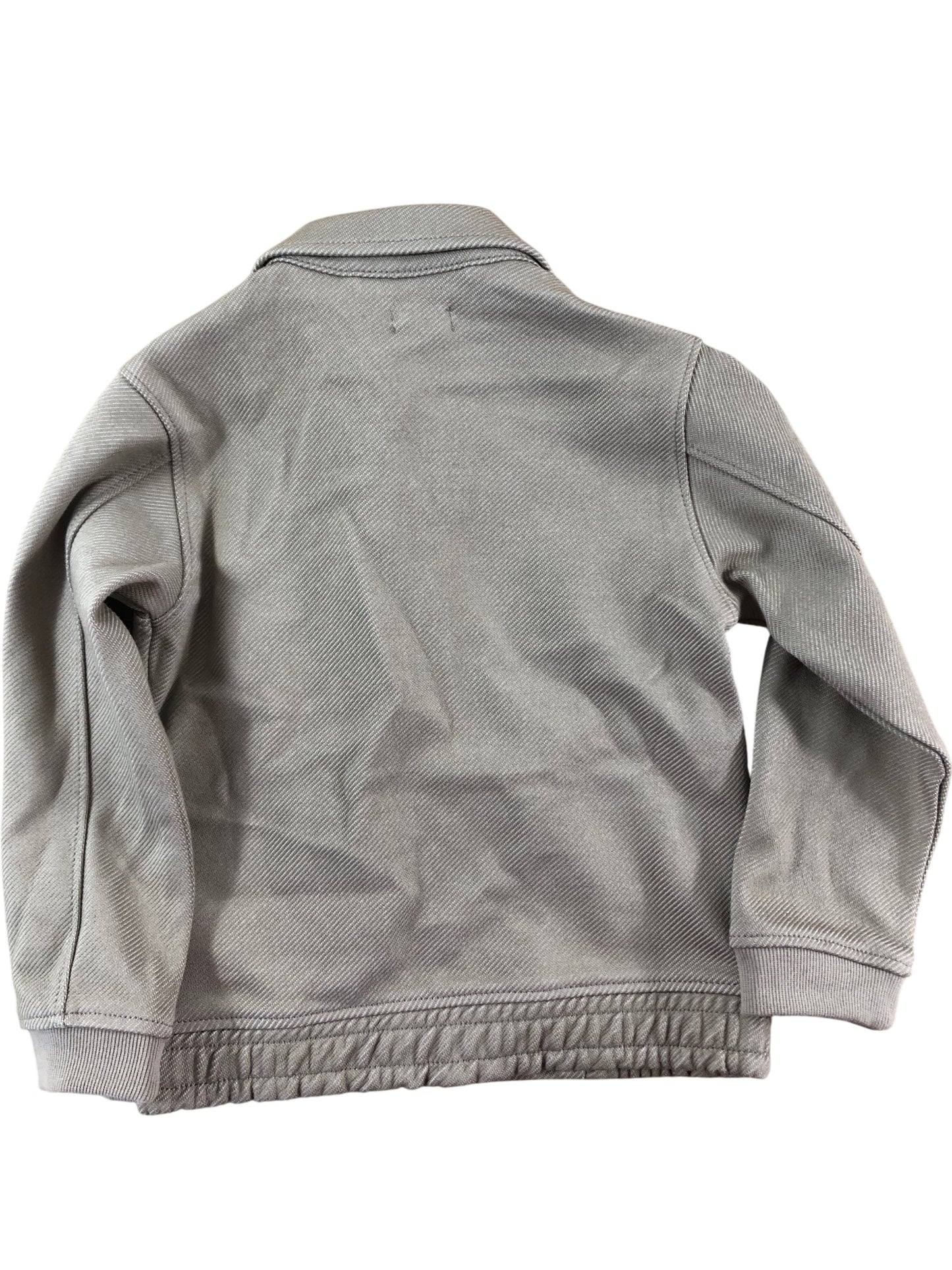 River Island Mini Jacket UK18-24Mths Boys Stone Grey Zip Up Outerwear