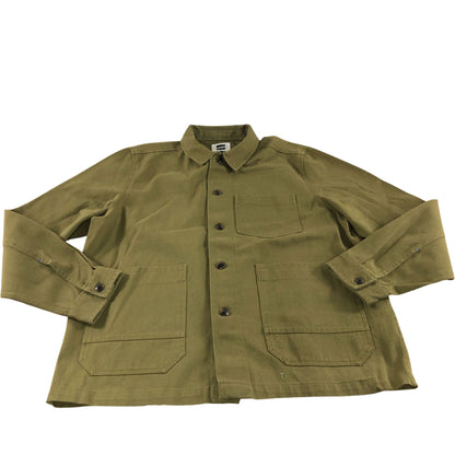 Fabien Chore Jacket Men's Deep Green Casual Shirt 100% Cotton