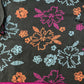 Weird Fish Organic Cotton Tunic Top Size 16 Women's Floral Print Fir Green