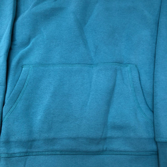 Hoodie Aqua Blue Pull Over Casual Wear Sweatshirt Size 14