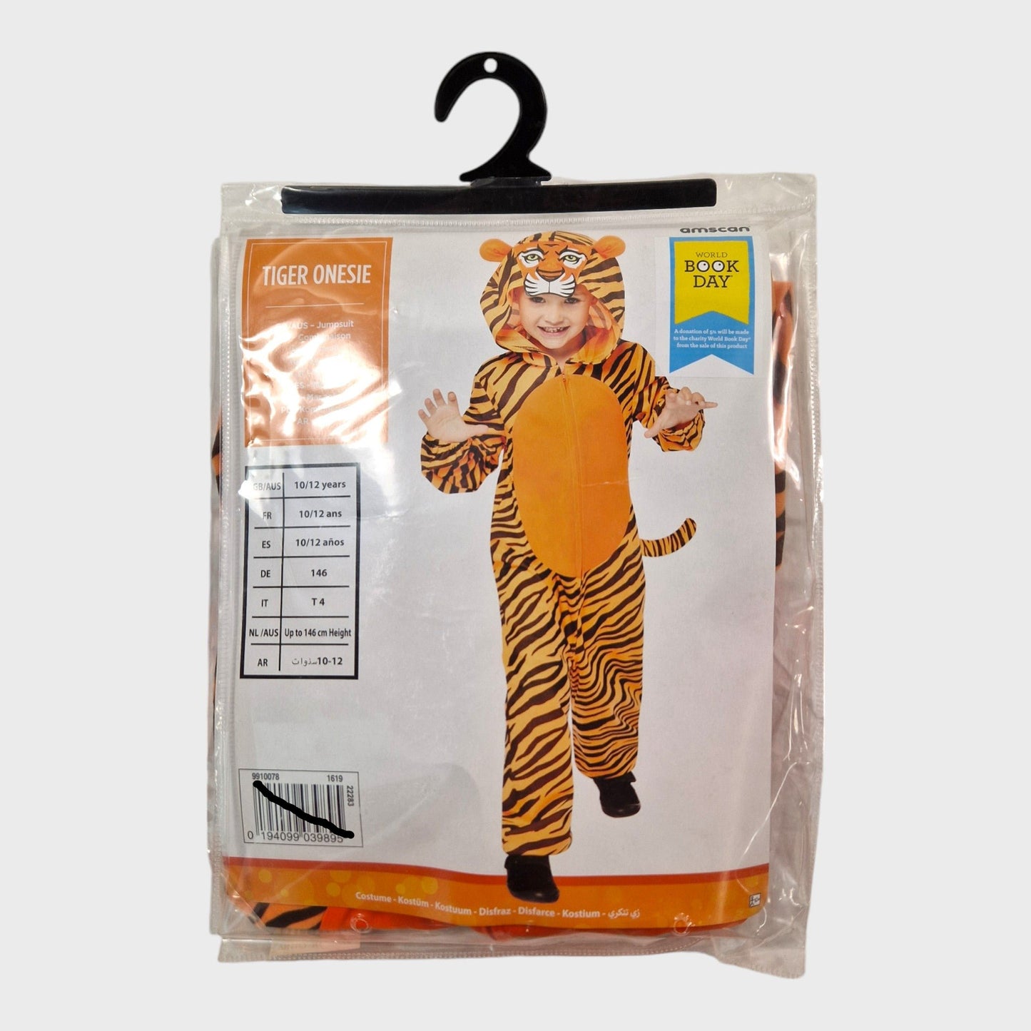 Amscan Kid's Dress Up Tiger Onesie