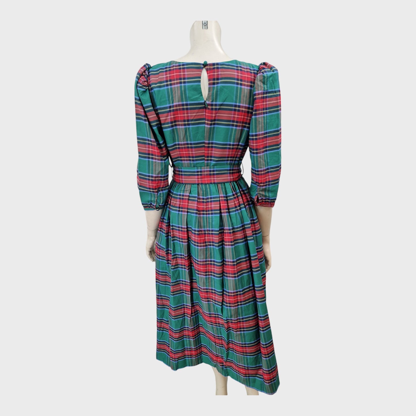 Branded Red and Green Plaid Dress