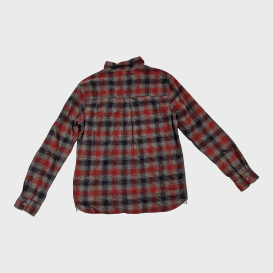 Branded Long Sleeve Check Shirt