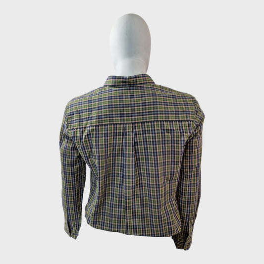 Branded Olive Green Check Shirt