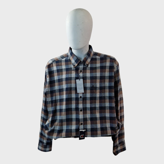 Casa Moda Grey Check Shirt