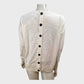 Branded Ivory Button Jumper - Size 8