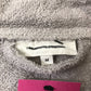 The White Company Short Grey Bathrobe Size 12 Soft Cotton Comfortable Wrap Style