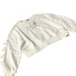 River Island Cropped Sweatshirt White With Embroidery 9-10 Years