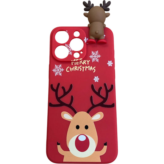 Christmas Themed iPhone 14 Pro Silicone Phone Case