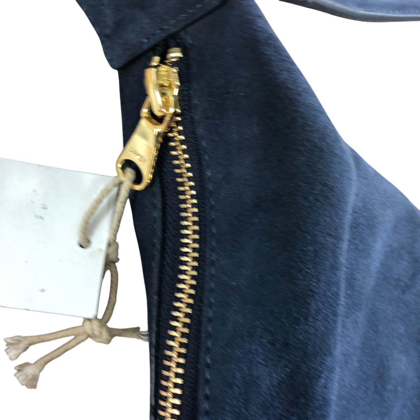 Arket Suede Hobo Bag Navy Blue Women's Stylish Shoulder Handbag New With Tags