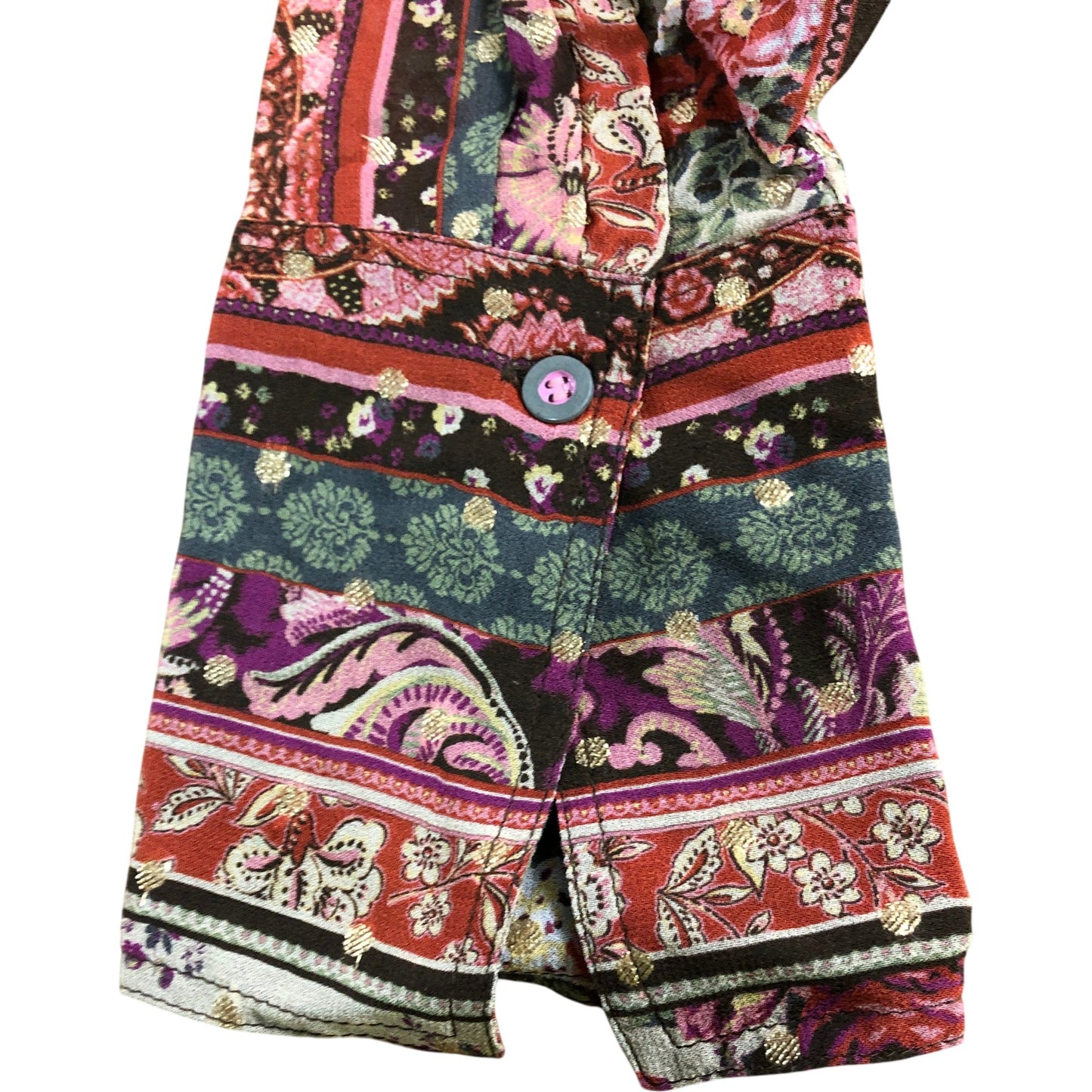 River Island Floral Print Shirt UK12 Women's Long Sleeve