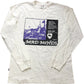 Mad Minds Long Sleeve T Shirt Size S Men's Graphic Print White Cotton Top