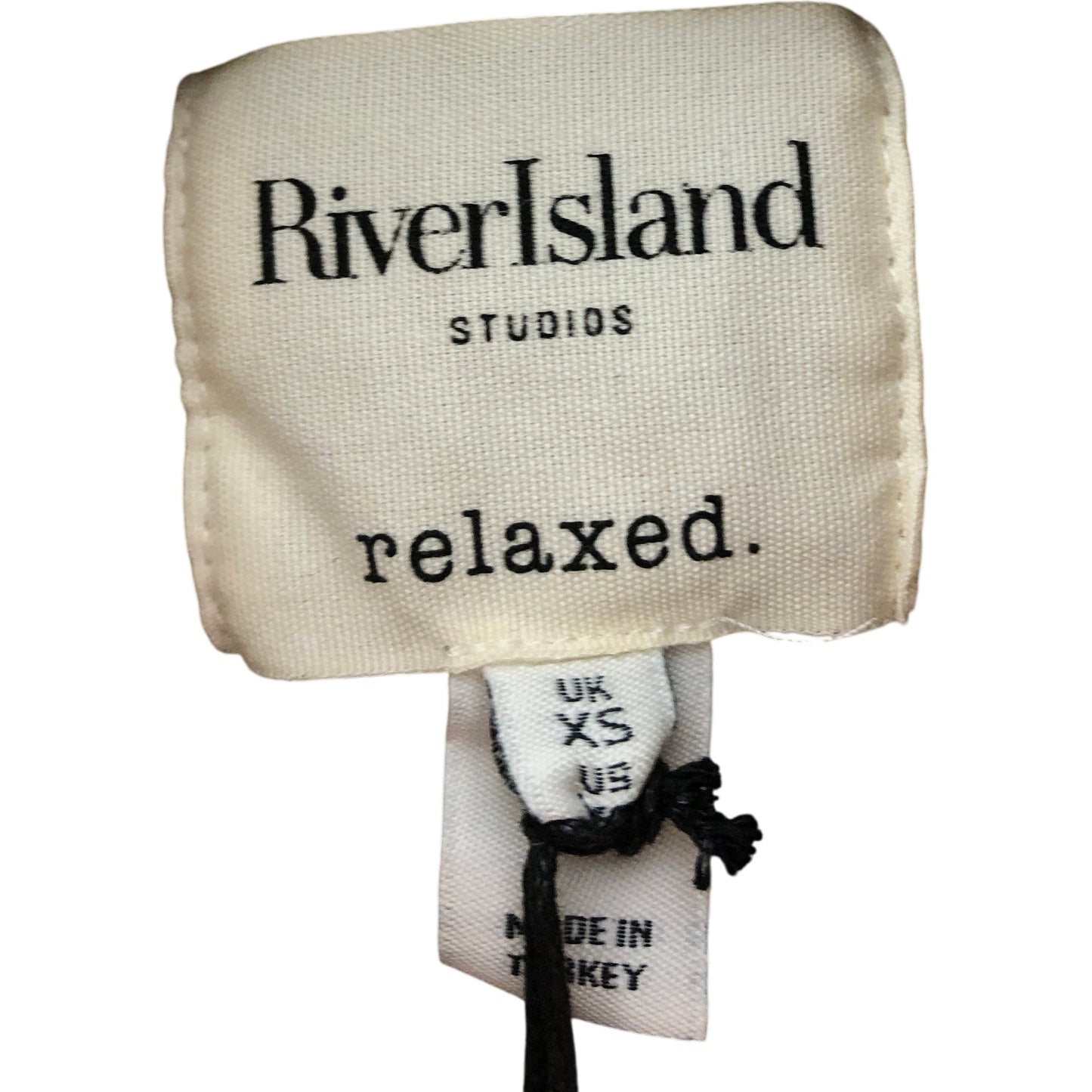 River Island Relaxed Knit Skirt XS Women's Light Brown Pleated Casual Wear