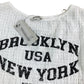 Brooklyn USA New York White T Shirt Size 5 Girls Casual Top Age 5-6