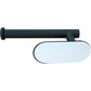 Stick On Black Metal Toilet Roll Holder