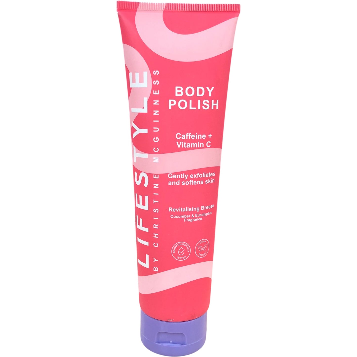 Lifestyle Body Polish Caffeine Vitamin C Exfoliating Skin Care 200ml