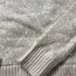 River Island Women's Pink Glitter Tulle Covered Sweater Size M