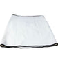 River Island White Skirt UK22 Women's Stylish Smart Casual Gold Button Detail