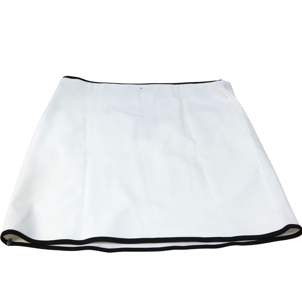 River Island White Skirt UK22 Women's Stylish Smart Casual Gold Button Detail