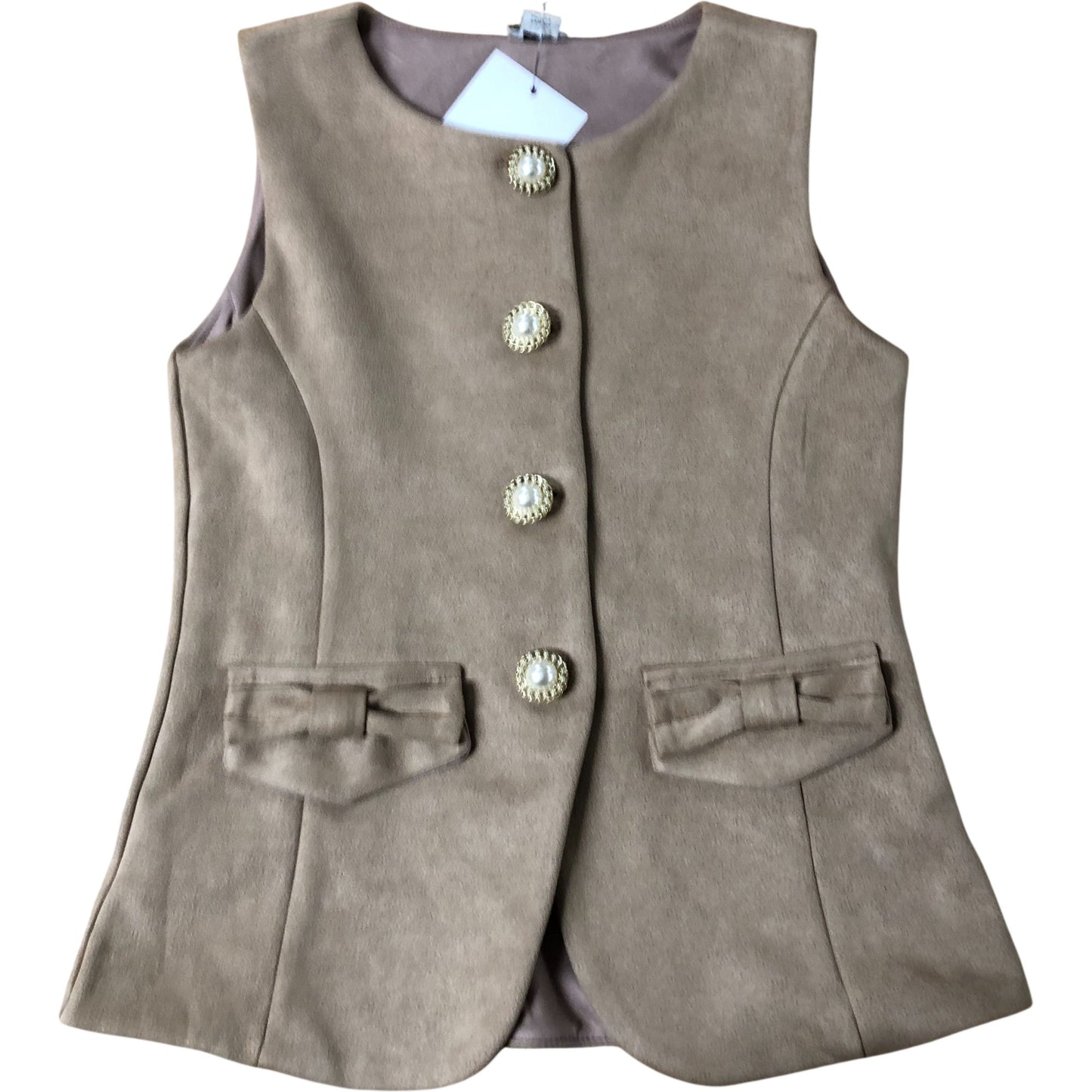 River Island Girl's Sleeveless Button Vest 11 Years