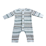 Mamas And Papas Stripe Romper Up To 1 Month Baby Boys Girls Cute Cotton Outfit