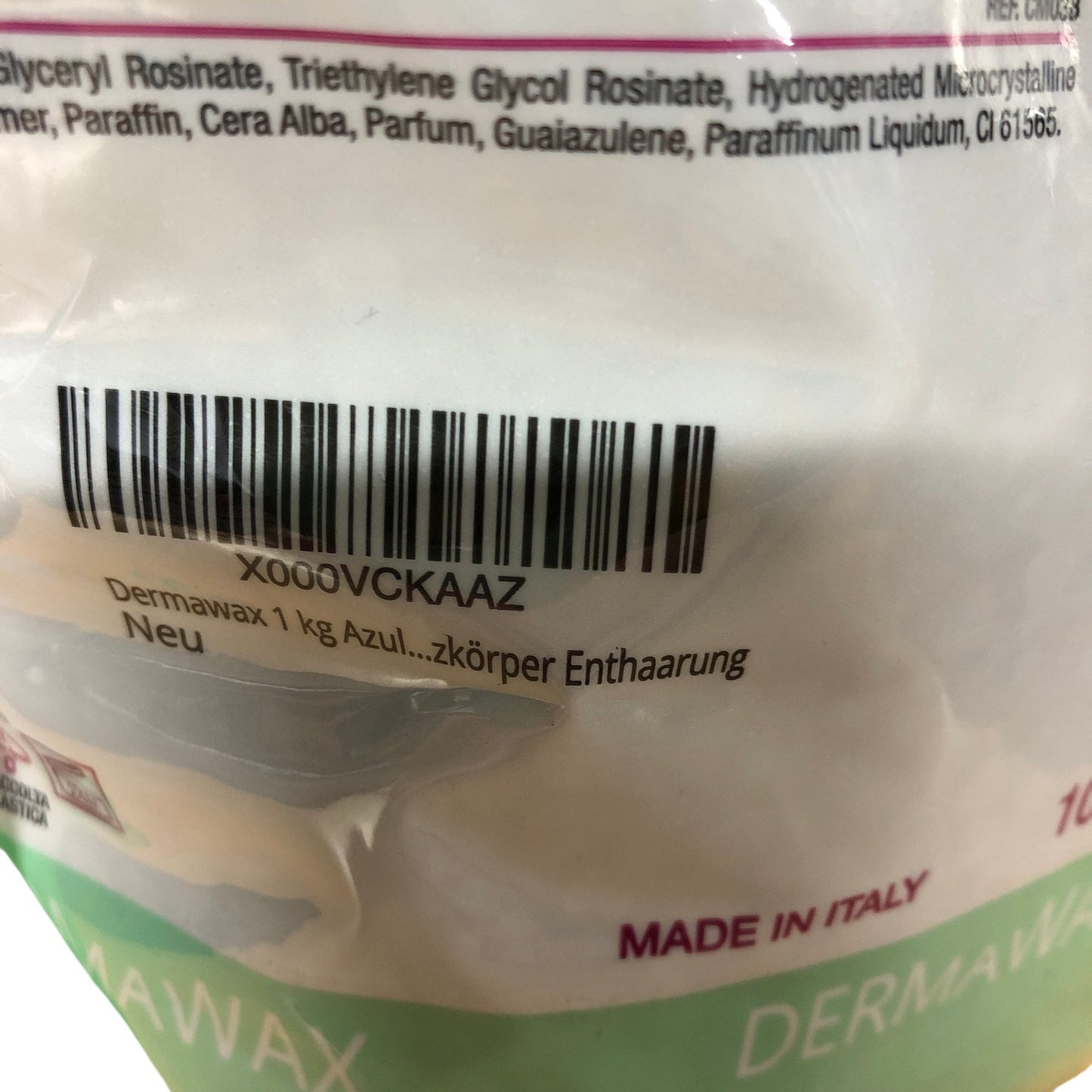 Dermawax Azulene Wax Beads 1000g Professional Hair Removal Wax Pellets