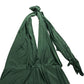 Green Maxi Dress UK16 Women's Long Sleeve V Neck Elegant Style