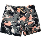 River Island Poolside Boys Swim Shorts Size 4-5 Years Camouflage Swimwear