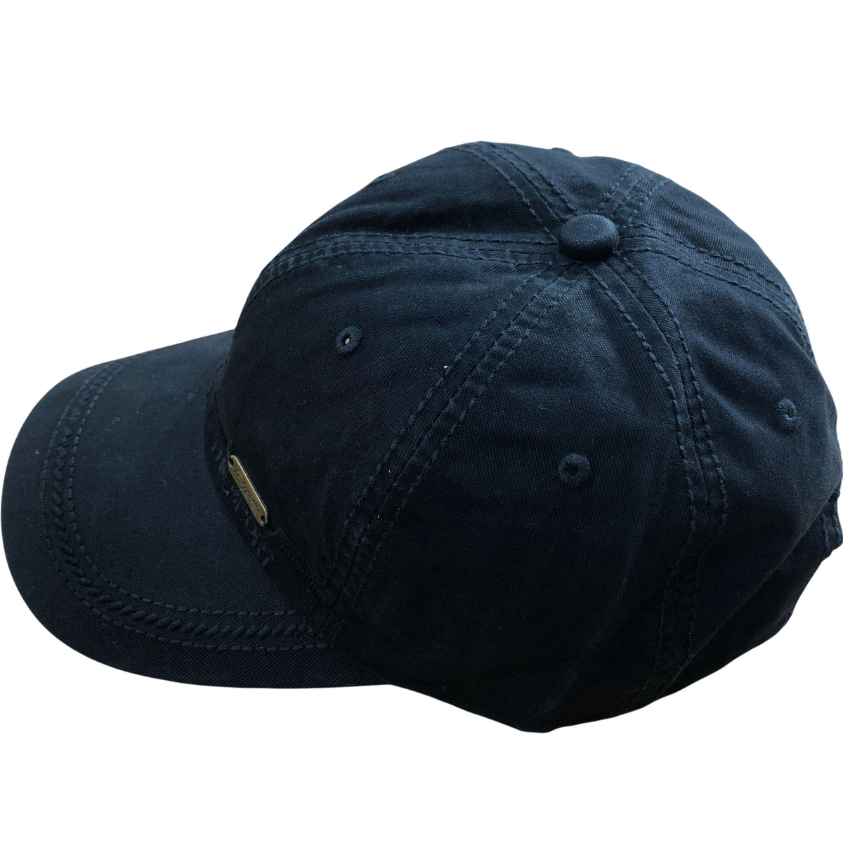 Baseball Cap Cotton Black Adjustable Unisex Stylish Casual Wear