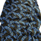Long Sleeve Dress Floral Print Viscose Black Blue Size 6