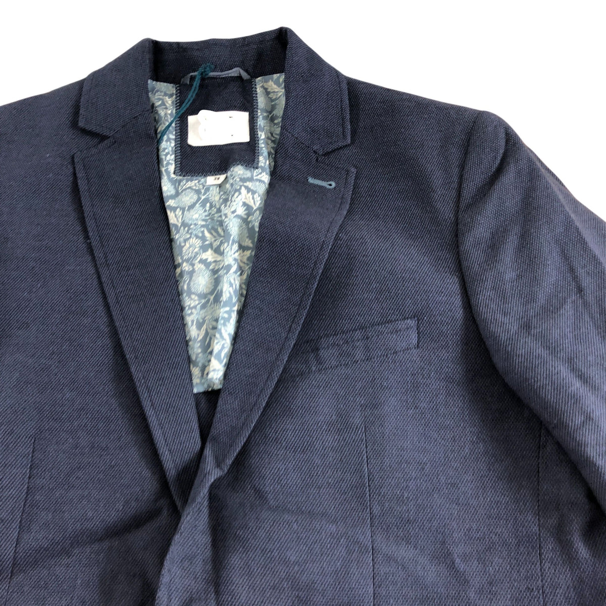 Abbott Linen Blazer UK38 Mens French Navy