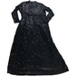 Long Tall Sally UK20 Women's Black Sequin Long Sleeve Evening Maxi Dress