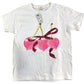 RIVER ISLAND La Moutur Graphic T-Shirt Size 9-10 Years Girls White Cotton