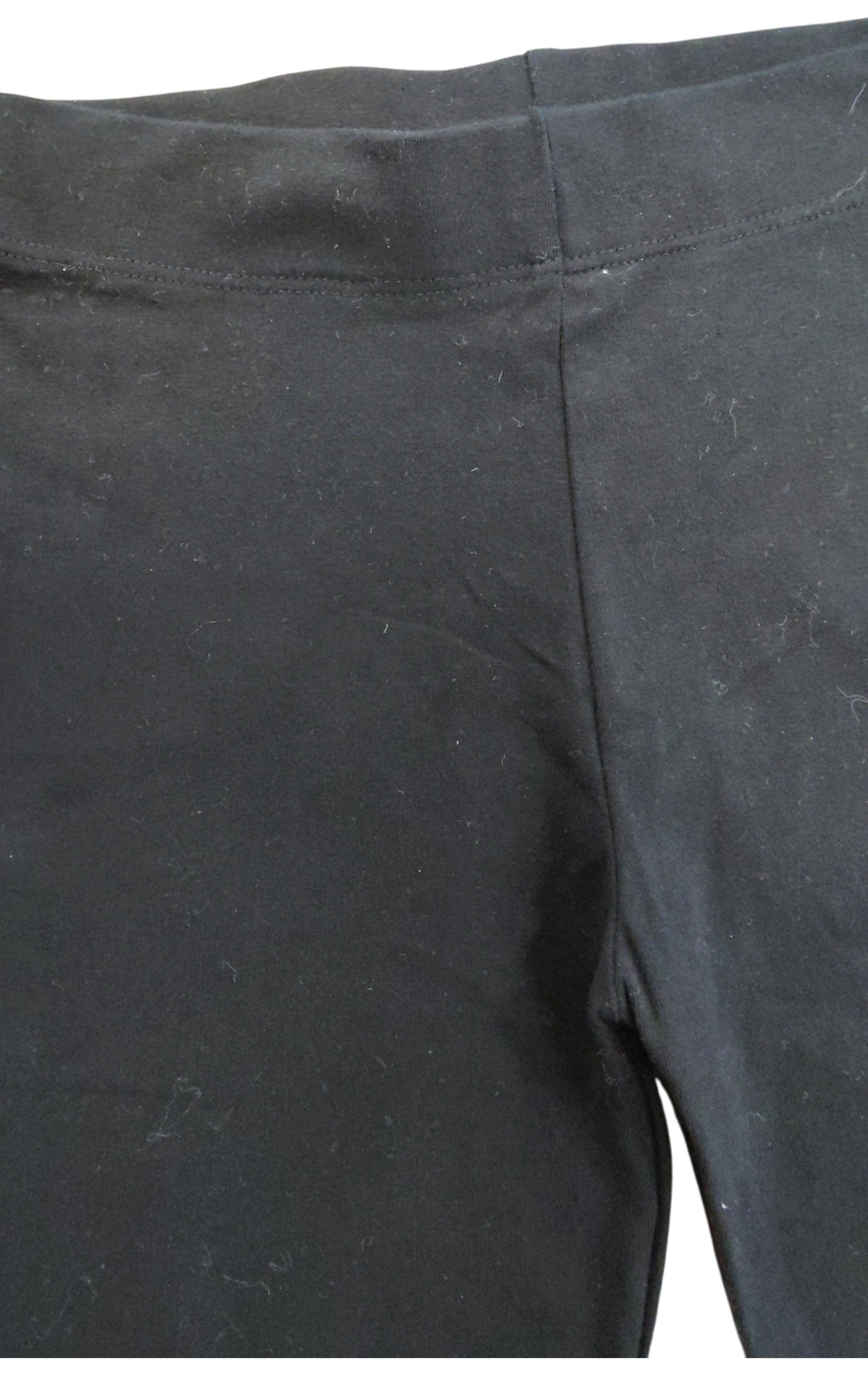 River Island Black Leggings UK5 6 Years Girls Comfortable Cotton Blend