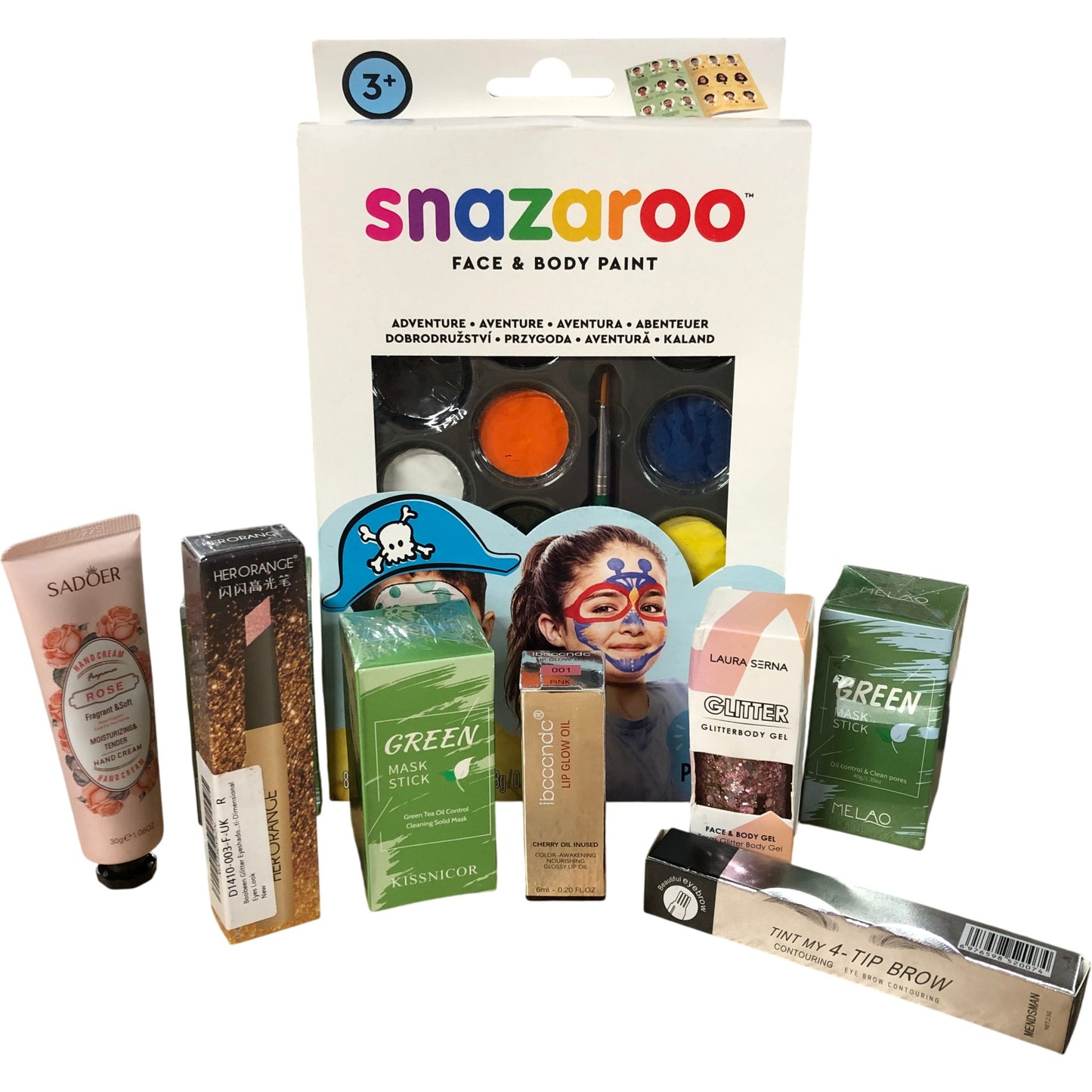 Mystery Beauty Bundle - Skin Care & Cosmetics - 10 Items