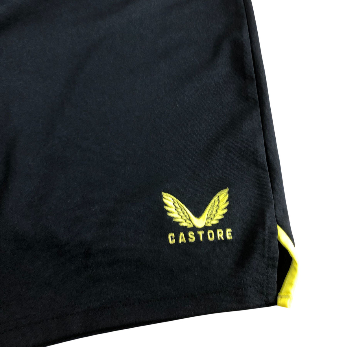 AVFC Castore Training Shorts M Men's Black Yellow Athletic Wear Sports Gear