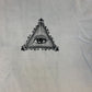 Jack & Jones Men's White T-Shirt Size L Graphic Print Short Sleeve Casual Top