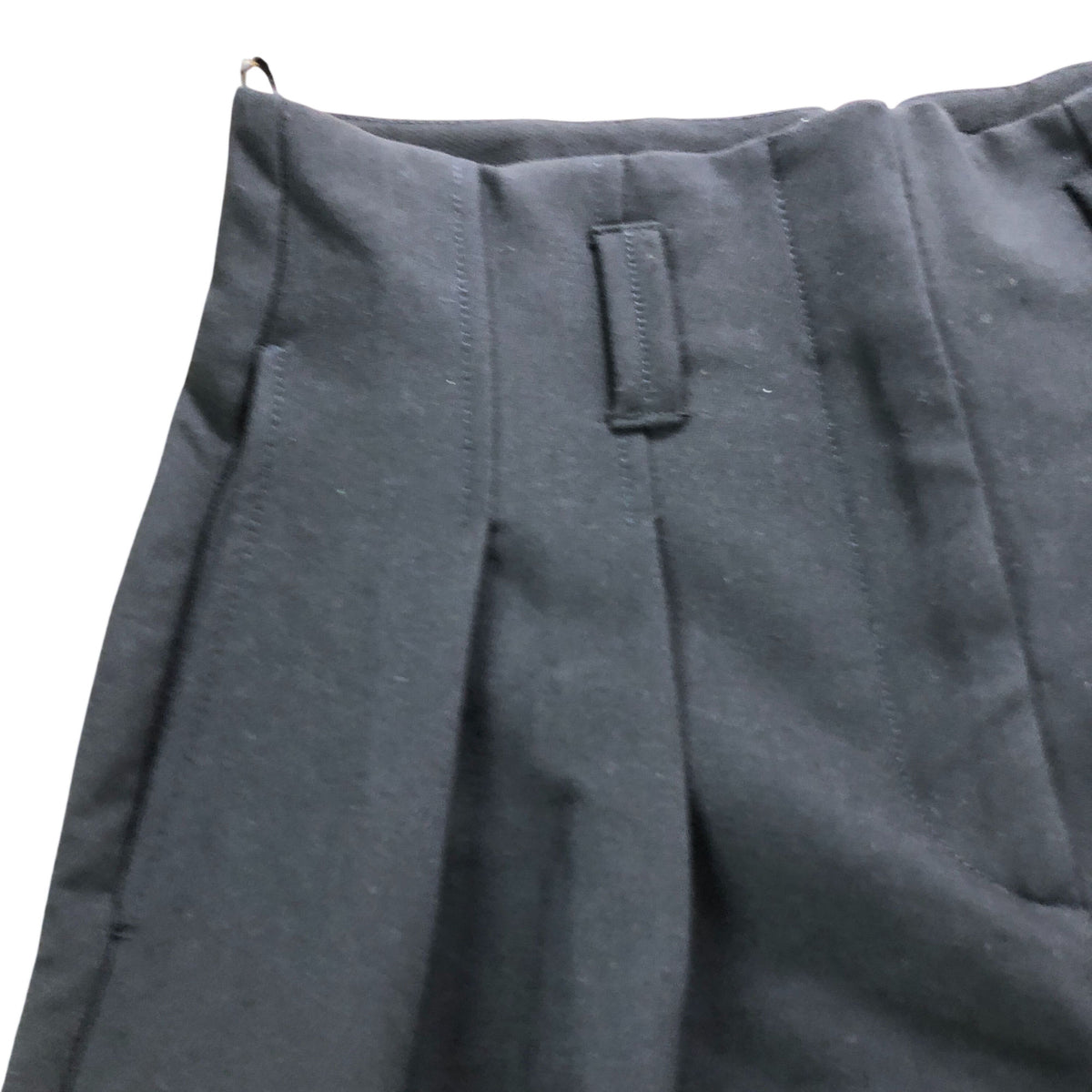 River Island Trousers UK10 Women's Wide Leg Pleated Black