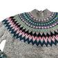 Izzy Grey Fairisle Jumper Women's Lambswool Blend