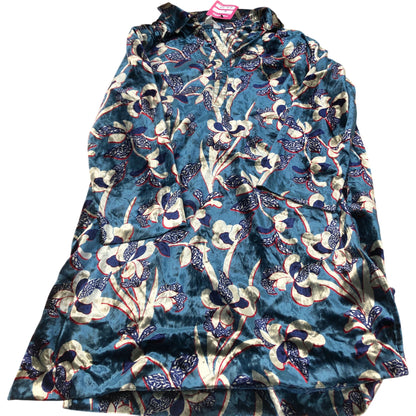 Long Sleeve Shirt Women's Floral Print Viscose Blend