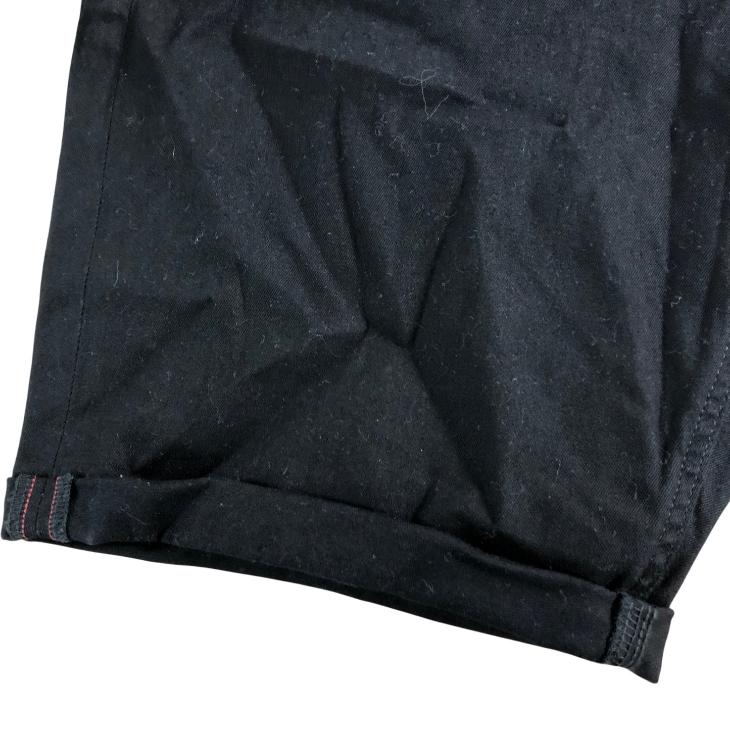 River Island Slim Fit W40 Men's Black Casual Shorts Stretch Denim