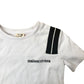 River Island Kids T-Shirt 2-3 Years White Maison Riviera Stripe Design