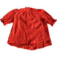 Baukjen Short Sleeve Button Up Blouse Bright Orange Size 14