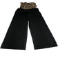 Jumpsuit Women's Black Gold Embellished Evening Wear UK10