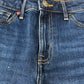 Denim Jeans UK10R Women's Slim Fit Blue Cotton Stretch Mid Rise