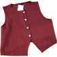 River Island Red Sleeveless Buttoned Vest Top Women's Large