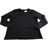 Extra Large Black Long Sleeve Top Women's Comfortable Casual Wear